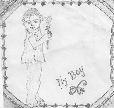 Akila's sketch of Buttu