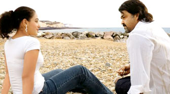 with Mohanlal in Akasagopuram